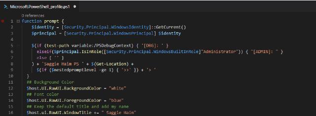 Creating Powershell Profile