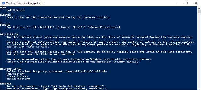 PowerShell History